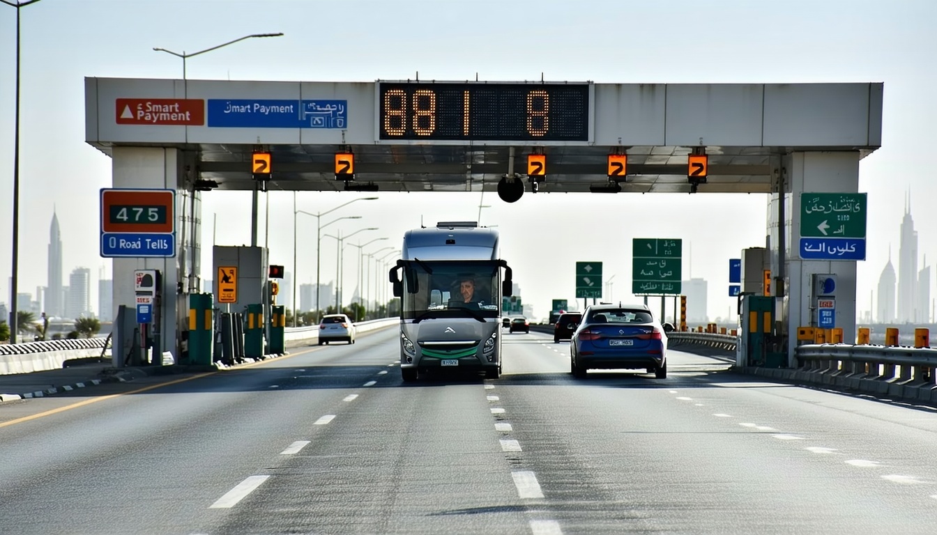 Drivers using smart payment solutions for Dubai road tolls