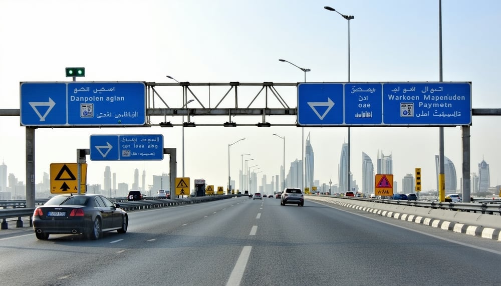 Dubai road toll payment solutions